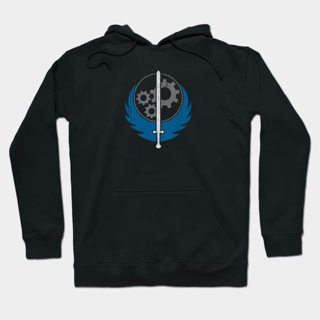 Brotherhood of Steel (Variant) Hoodie by huckblade